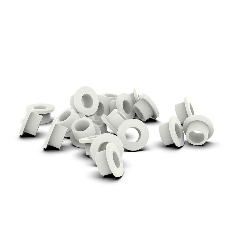 Polyamide (PA) Custom Manufactured Flanged Bushings