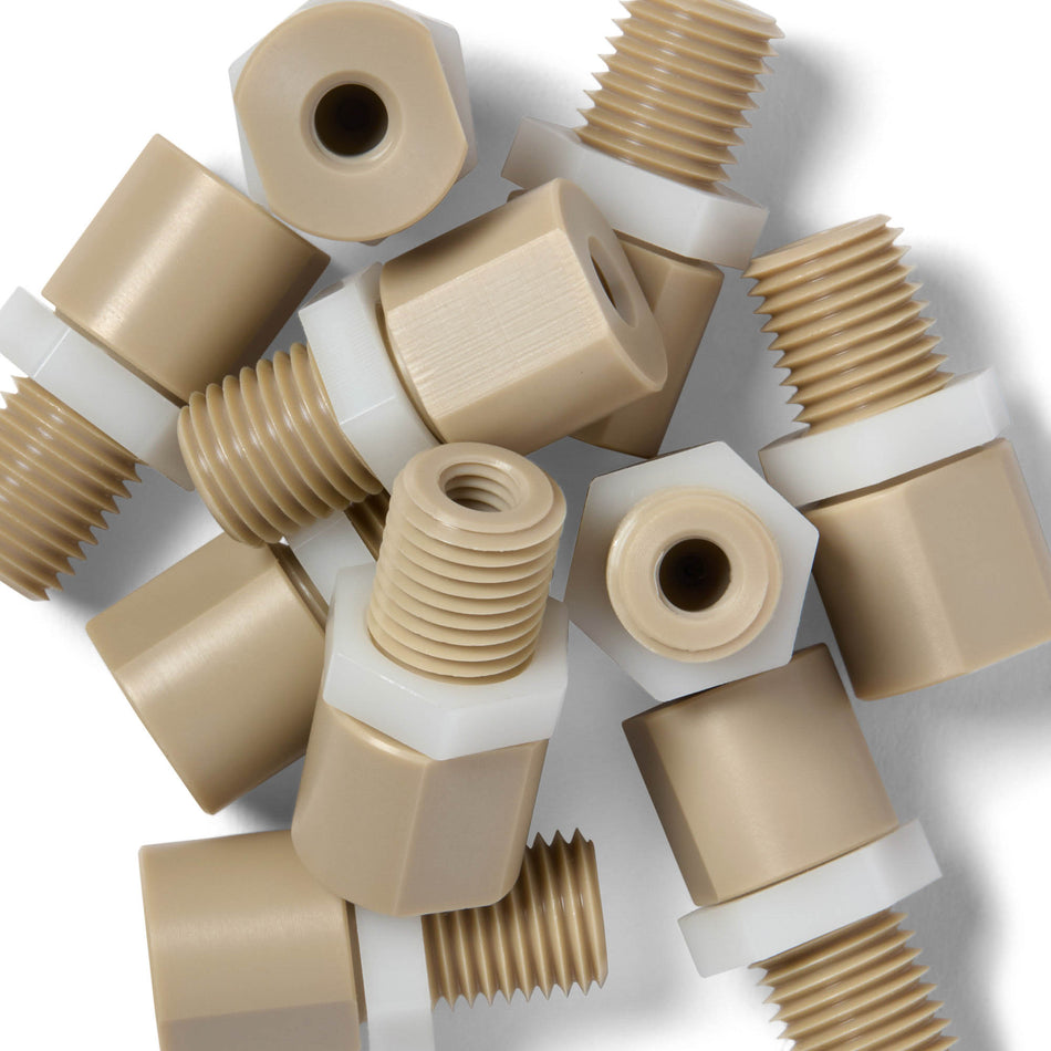 HPLC PEEK Bulkhead Union (for 1/16" OD Tubing)