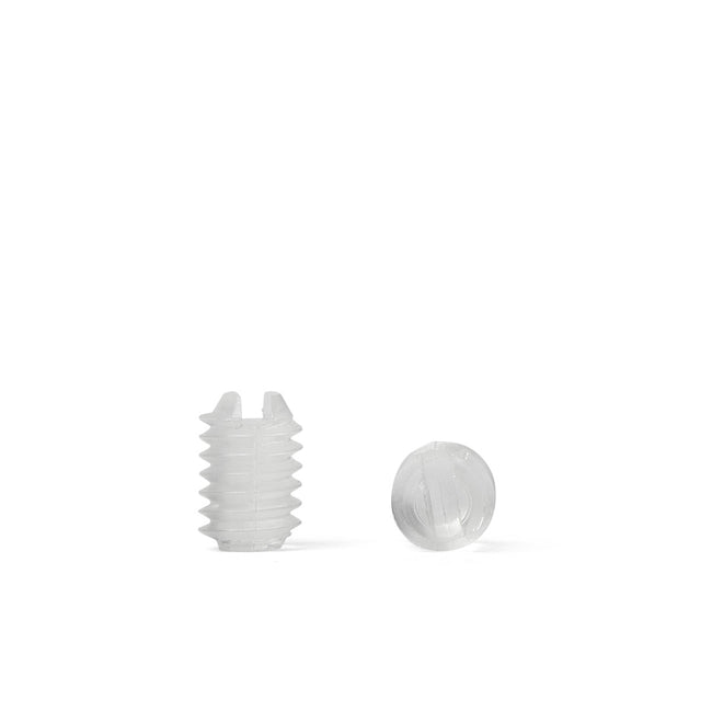 Polycarbonate Slotted Grub screws - DIN 551