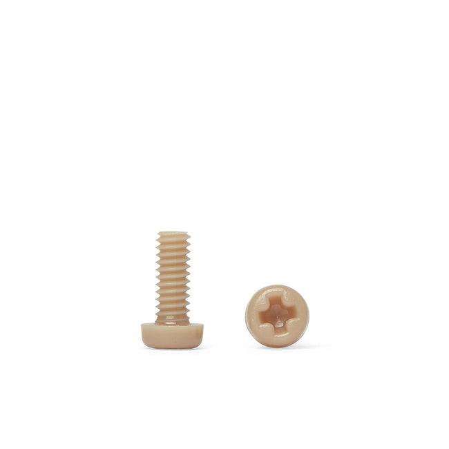 PEEK (GF30) Pan Head Screws - Cross Recessed Phillips - DIN 7985