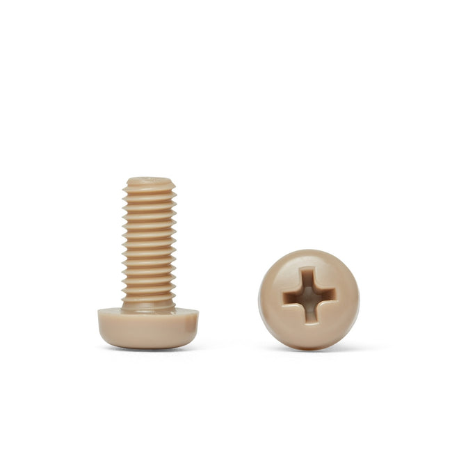 PEEK Pan Head Screws - Cross Recessed Phillips - DIN 7985